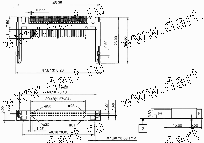 CFH050-A0-53K6, CF Type I / Reverse CF Type, CF ���� ���������, ��������� ���� ������