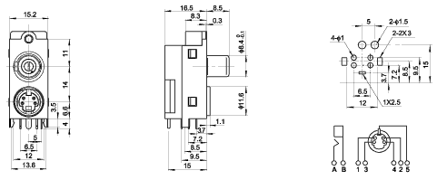 AV1-DSW-002 -   -DIN  RCA **    , - 