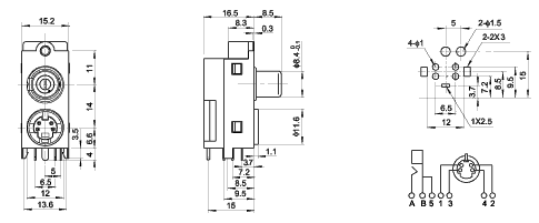 AV1-DSW-004 -   -DIN  RCA **    , - 