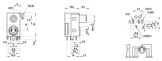 AV1-DSW-006 -   -DIN  RCA **    , - 