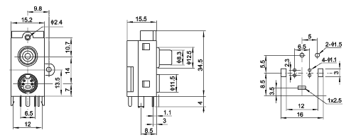 AV1-DSW-007 -   -DIN  RCA **    , - 