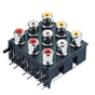 AV9-8.4-16, Гнезда серии RCA *тюльпаны*