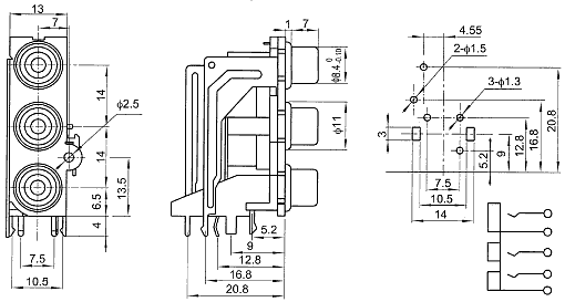 AV3-8.4-13D -    RCA **       , - 