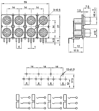 AV8-8.4-10C:    RCA ""       , - 