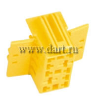 DJ7103-3/6.3-214, Комбинированный силовой / сигнальный разъем, Разъемы автомобильные внутренние