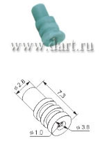 MFD001-8, Резиновые заглушки, Разъемы автомобильные внутренние