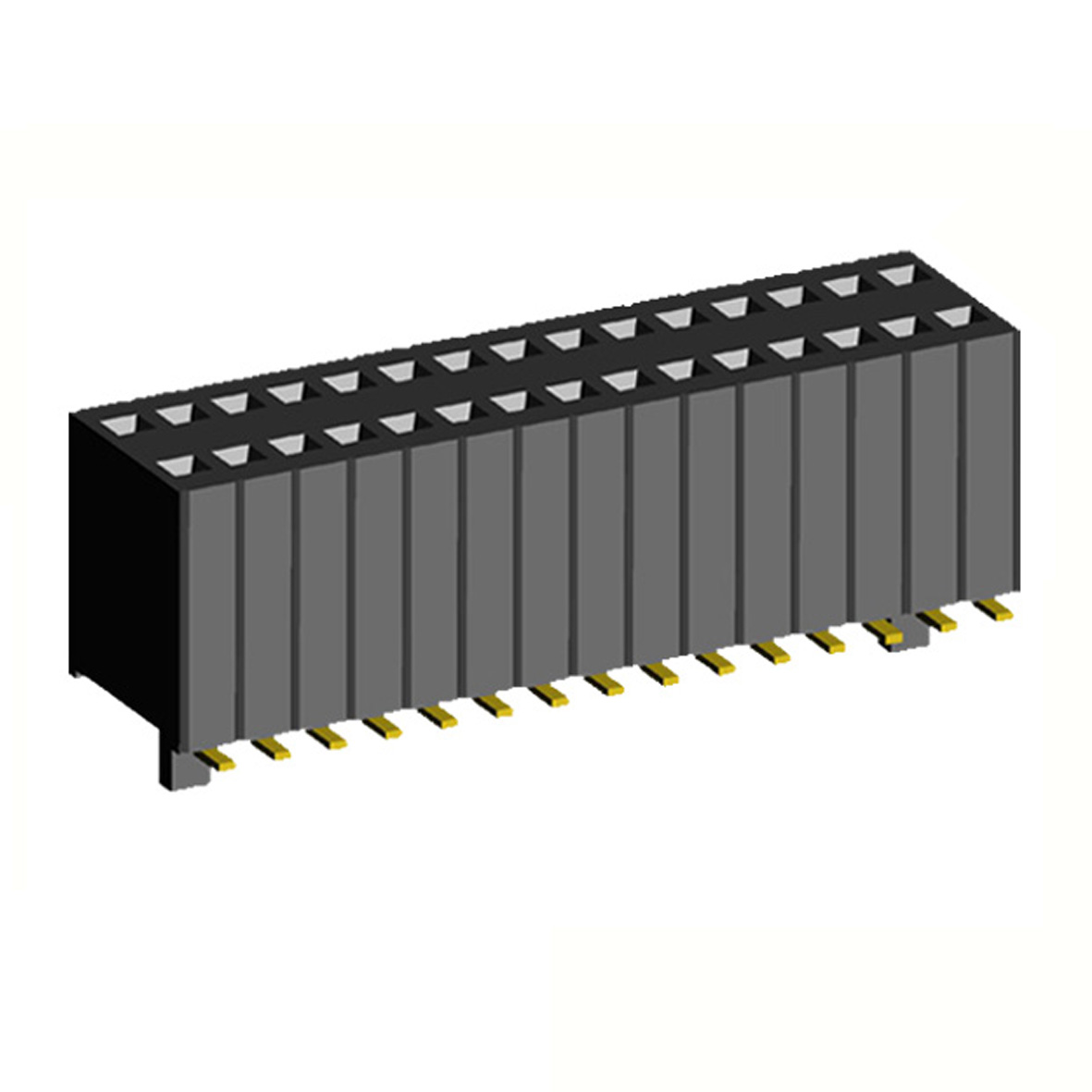 2206SB-XXXG-SM-60-PG ,        (SMD)       ,  1,27x2,54 PBT () (UL94V-0), 2x50 