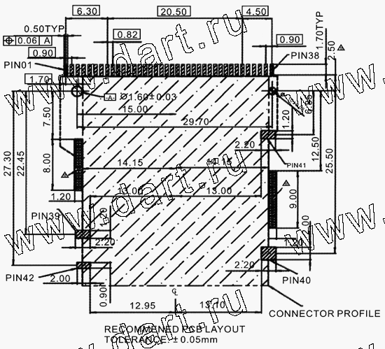 MSXR039-A0-0000, 4 in 1 Connector MS + SD + MMC + xD Reverse Type with SD I/O, Комбинированные типы держателей карт 4 в 1