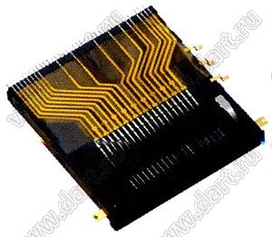 MXP038-A0-2030, 4 in 1 Connector MS + SD + MMC + xD Short Reverse Type, Комбинированные типы держателей карт 4 в 1