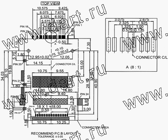 MXP039-A0-0001, 4 in 1 Connector MS + SD + MMC + xD Push Normal Type,     4  1