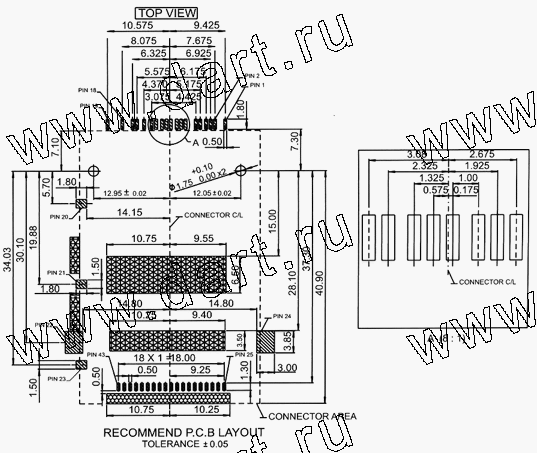 MXP039-A0-1021, 4 in 1 Connector MS + SD + MMC + XD Push Normal Type with SD I/O, Комбинированные типы держателей карт 4 в 1