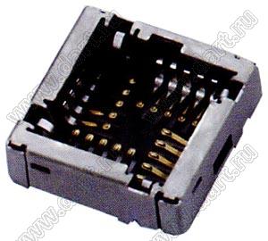 CMS020-B0-0101, Camera Socket 6x6 H=3.8mm, Гнезда для модулей камер, Держатели карт памяти