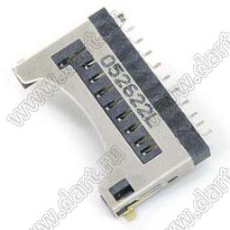 SDR009-A0-3011, SD Card Connector Reverse Short TypeSD  ,  ,   