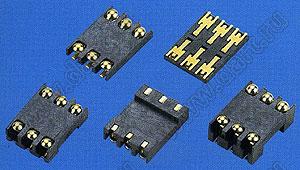 SIM-2.54-HD, SIM карт держатели, Одиночные держатели, Держатели карт памяти