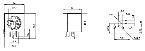 DSW-05P,  -DIN