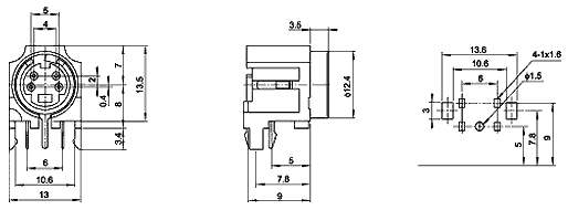 DSW-05W,  -DIN
