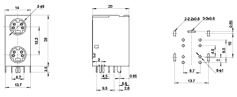 DSW-16,  -DIN