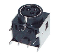 DSW-21D, Разъемы мини-DIN