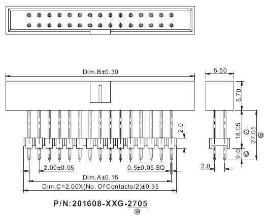            201608-2705,  2,0  x 2,0,      IDC