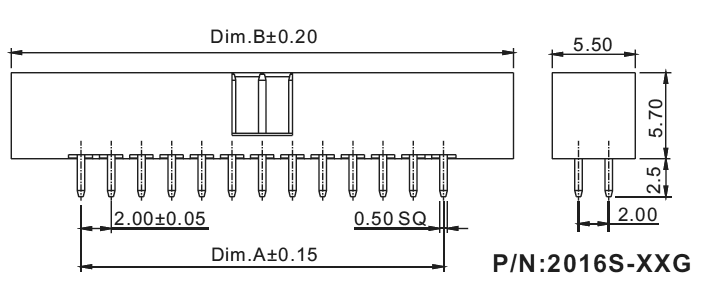           2016S-XX (BH2-XX),  2,0  x 2,0,      IDC