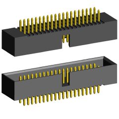        (SMD) ,  2516SM-XXG (BH1.27x2.54-XXSMD),  1.27x2.54 