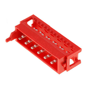 Вилки IDC Micro Match на шлейф серии DS1015-01-xxR6 (KLS1-204E-xx-R), шаг 1.27x2.54 мм