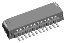1224SM1-40 - шаг 1,0 мм, для поверхностного монтажа, Разъемы для печатного шлейфа серии FPC