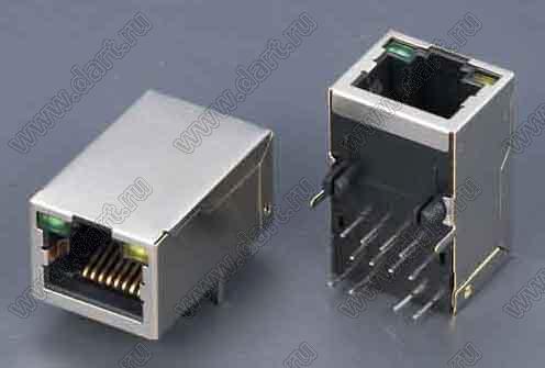 Модульные разъемы, Серия RJ45 со встроенными фильтрами, SK01-111001PNL