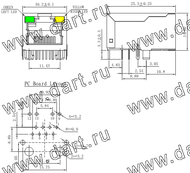  ,  RJ45   , SK01-111001PNL