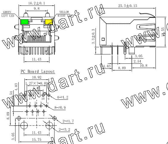  ,  RJ45   , SK01-111020NL