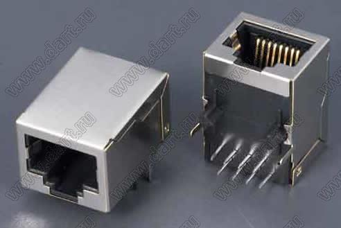 Модульные разъемы, Серия RJ45 со встроенными фильтрами, SK02-110015NL