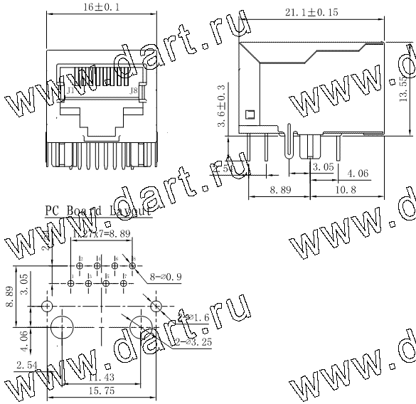  ,  RJ45   , SK02-110019ANL