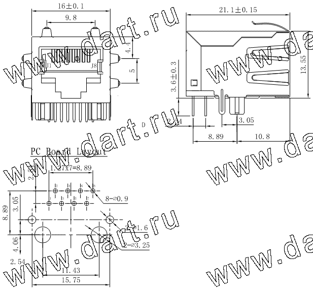  ,  RJ45   , SK02-110022NL