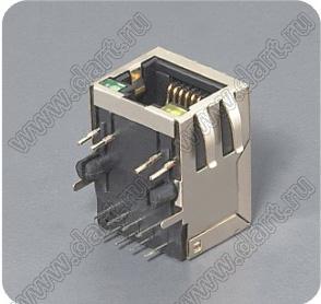 Модульные разъемы, Серия RJ45 со встроенными фильтрами, SK02-111015NL