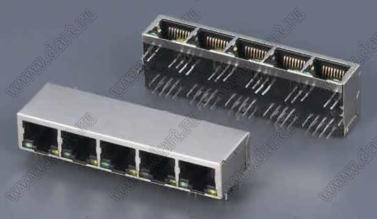 Модульные разъемы, Серия RJ45 со встроенными фильтрами, SK02-511009NL