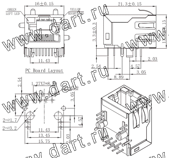  ,  RJ45   , SK03-111023NL