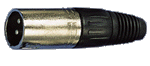 Микрофонный разъем MC-108 Штекер 3P на кабель