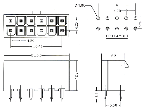  5566S (Mini-Fit Jr. MOLEX 39281),     ,  4,2 ,  -/-