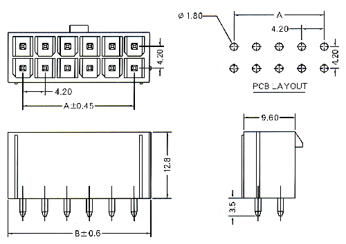  5566S (Mini-Fit Jr. MOLEX 39281),     ,  4,2 ,  -/-