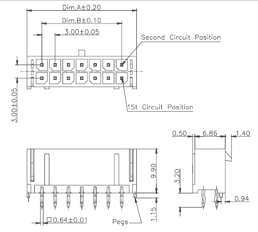  5561S (Micro-Fit 3.0 MOLEX 43045**12),     ,  3,0 ,  -/-