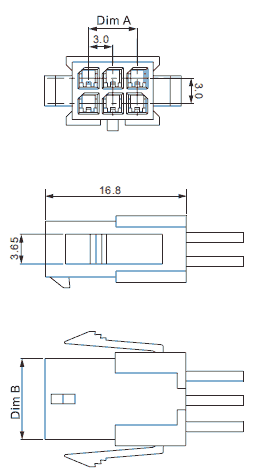  5561 (Micro-Fit 3.0 MOLEX 43020),    ,  3,0 ,  -/-