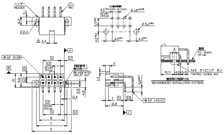  5569R (Mini-Fit Jr. MOLEX 39291),        ,  4,2 ,  -/-