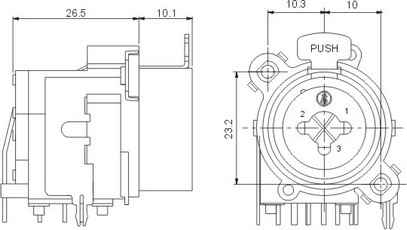 Разъем xlr размеры