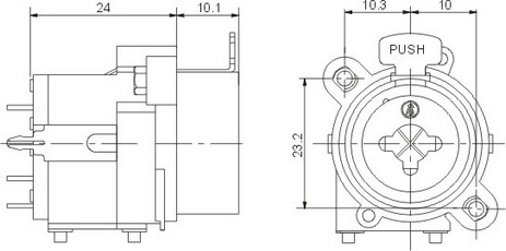 Разъем xlr размеры