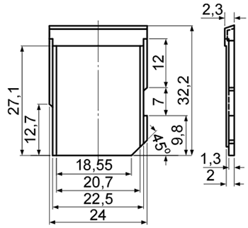 SD-24, заглушка разъема