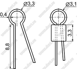 TEST-31, контакт контрольный