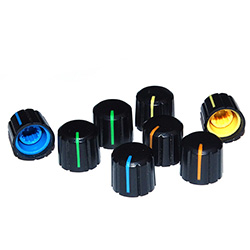Ручки пластиковые для потенциометров серии BLKN14.7x13-D6