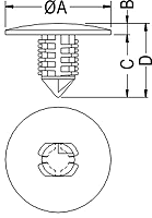 MBW6-11, Пистон монтажный