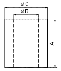   Ø6, 8 , 8.5