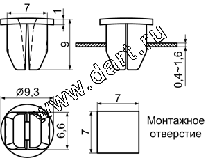 Серия ESS, Анкер конический